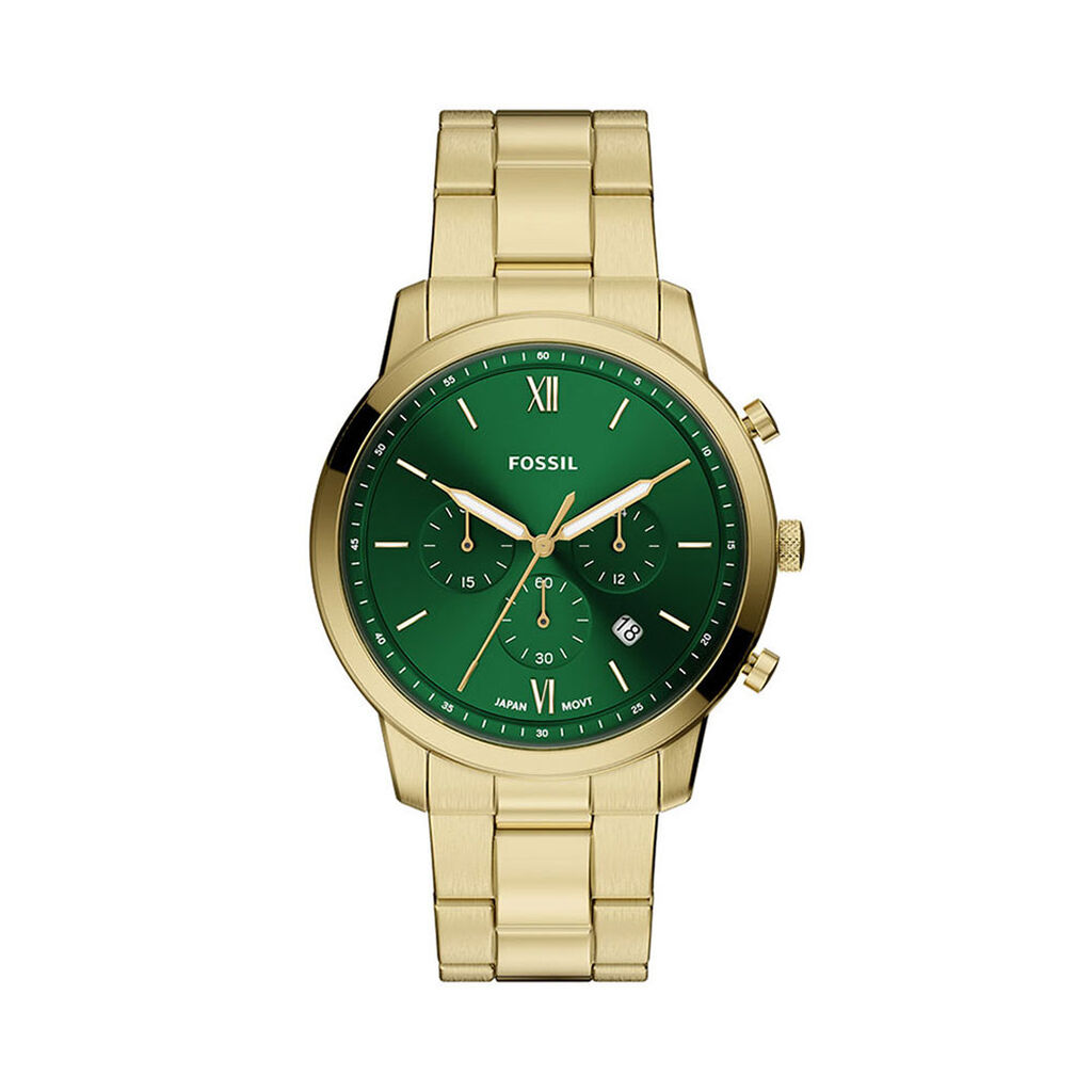Montre Fossil Neutra Chrono Vert - Montres &eacute;tanches Homme | Marc Orian