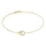 Bracelet Ciate Or Jaune - Bracelets Anneaux Entrelaces Femme | Marc Orian