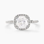 Bague Adrienne Or Blanc Oxyde De Zirconium - Solitaires Femme | Marc Orian