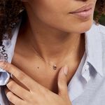 Collier Or Jaune Maurin Topaze Et Oxydes De Zirconium - Colliers avec pierres Femme | Marc Orian