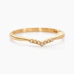 Alliance Aengus Or Jaune Diamant - Alliances avec pierres Femme | Marc Orian