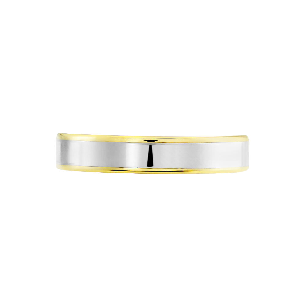 Alliance Hevan Ruban Or Bicolore - Alliances duo Unisex | Marc Orian