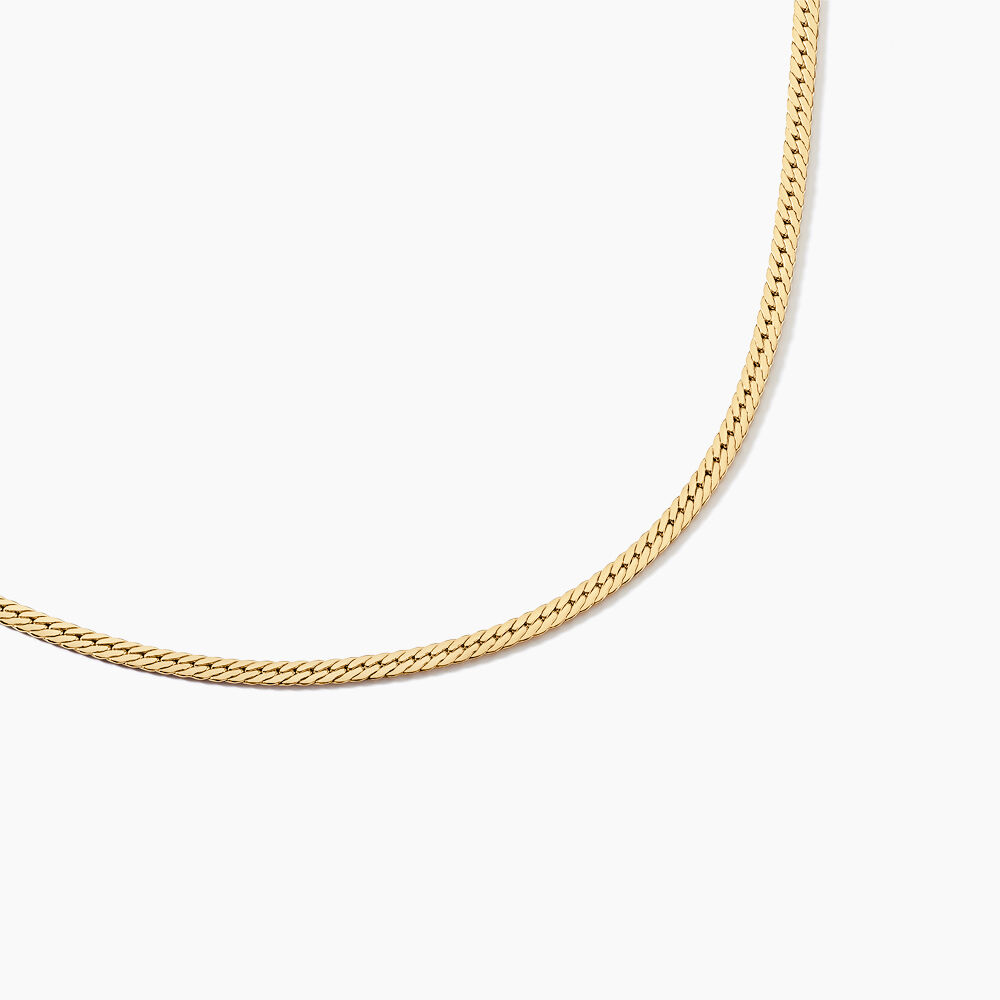 Collier Or Jaune Izel Maille Anglaise - Chaines Femme | Marc Orian