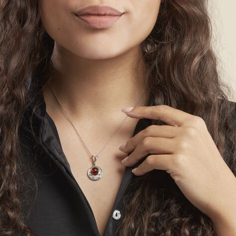 Collier Argent Blanc Mystica Ambre - Colliers Femme | Marc Orian