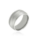Bague Acier Blanc Sabien - Bijoux fantaisie Homme | Marc Orian