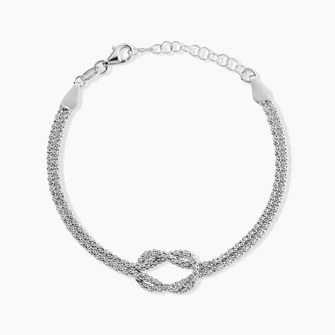 Bracelet Haria Argent Blanc - Bracelets fantaisie Femme | Marc Orian