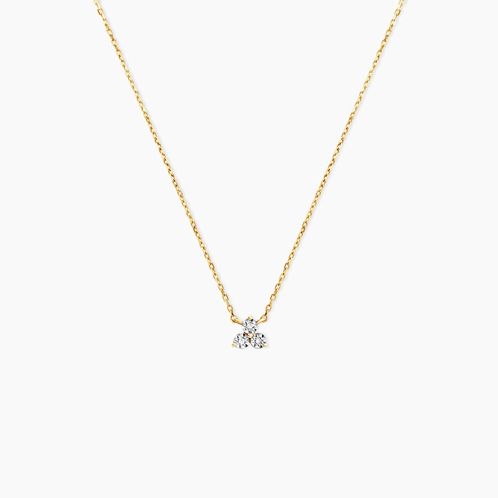 Collier Seonaid Or Jaune Diamant - Colliers avec pierres  | Marc Orian