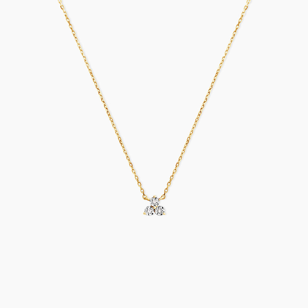 Collier Seonaid Or Jaune Diamant - Colliers avec pierres  | Marc Orian