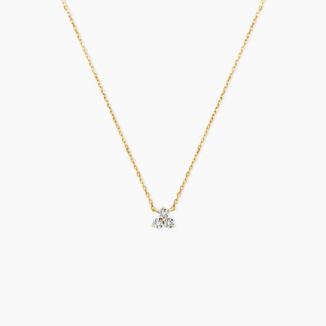 Collier Seonaid Or Jaune Diamant - Colliers avec pierres  | Marc Orian