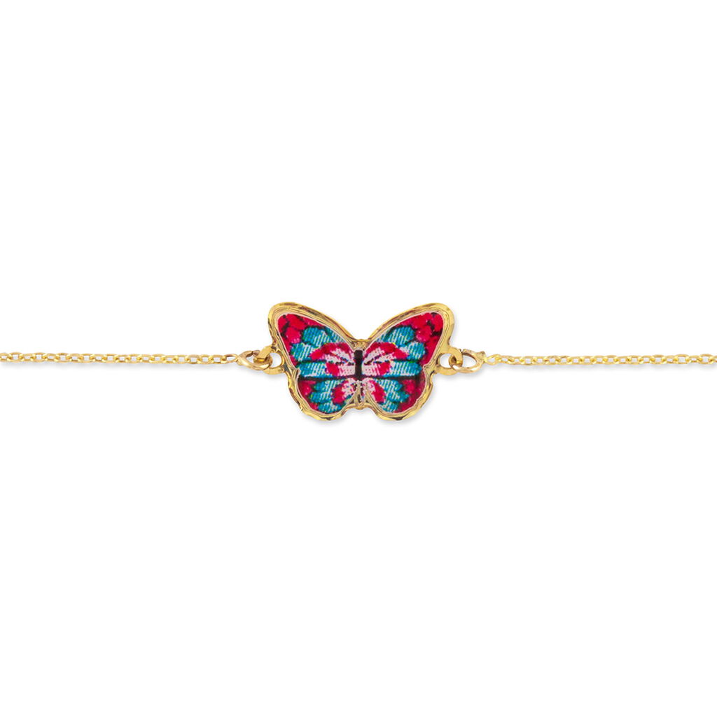 Bracelet Sulivia Papillon Or Jaune - Bracelets chaînes Enfant | Marc Orian