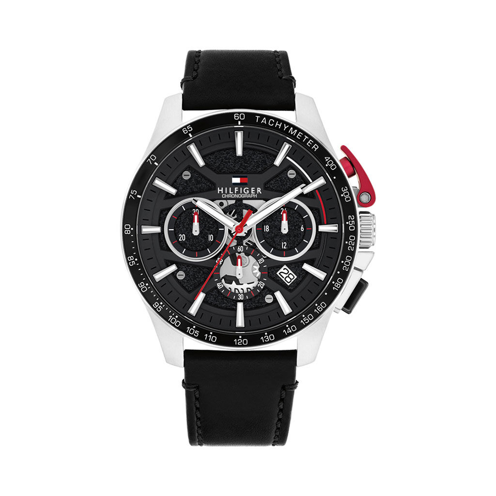 Montre Tommy Hilfiger Bank Noir - Montres &eacute;tanches Homme | Marc Orian