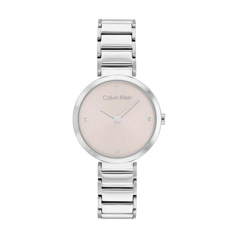Montre Calvin Klein Minimalistic T Bar Rose - Montres &eacute;tanches Femme | Marc Orian