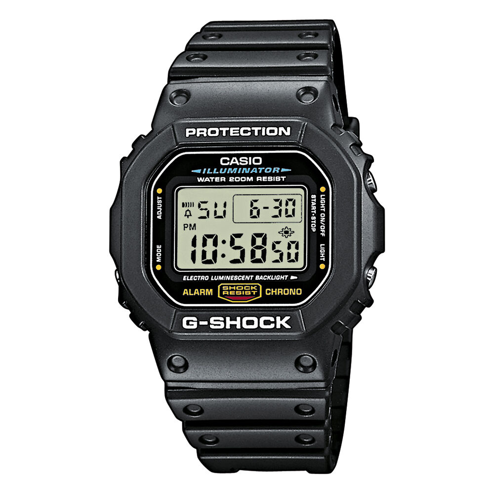 G shock black and white discount