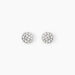 Boucles D'oreilles Puces Teani Or Blanc Diamant - Puces Femme | Marc Orian