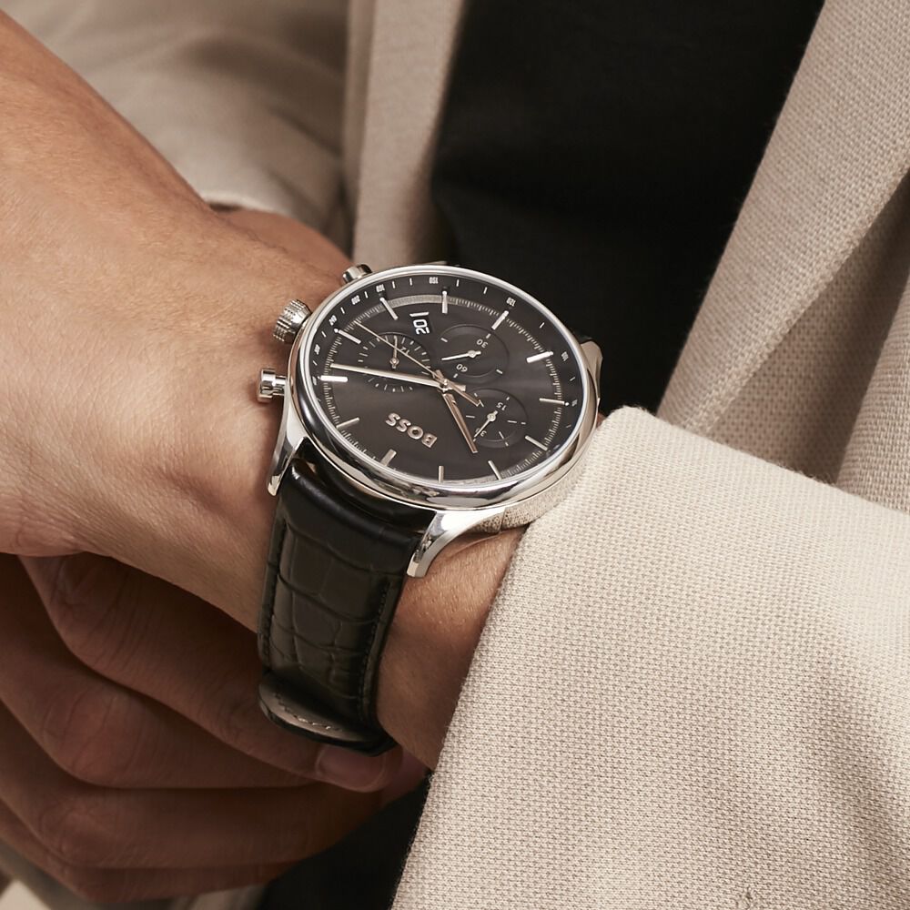 Montre Boss Gregor Noir - Montres classiques Homme | Marc Orian