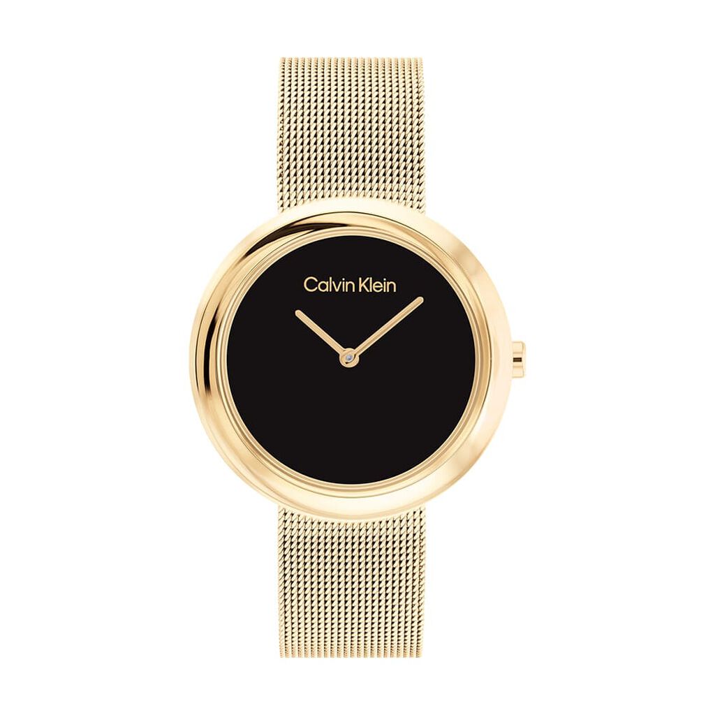 Montre Calvin Klein Twisted Bezel Noir - Montres &eacute;tanches Femme | Marc Orian