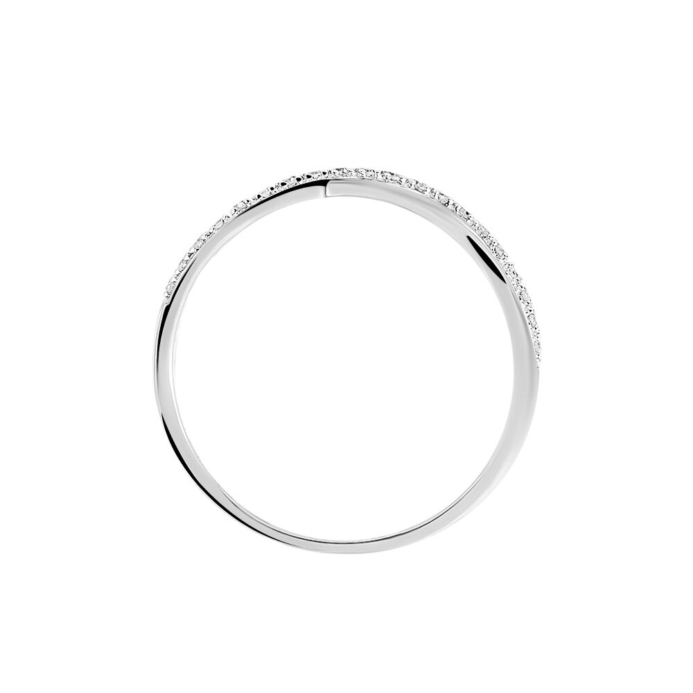 Bague Omnia Or Blanc Diamant - Bagues pierres précieuses Femme | Marc Orian