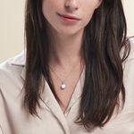 Collier Argent Blanc Cheri Perle De Culture Oxydes De Zirconium - Colliers avec pierres Femme | Marc Orian