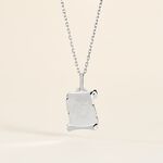Pendentif Zodiaque Parchemin Argent Blanc - Bijoux personnalis&eacute;s Famille | Marc Orian