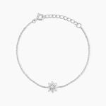 Bracelet Lorraine Argent Blanc Oxyde De Zirconium - Bracelets fantaisie Femme | Marc Orian