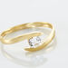 Bague Solitaire Camilia Or Jaune Oxyde De Zirconium - Solitaires Femme | Marc Orian