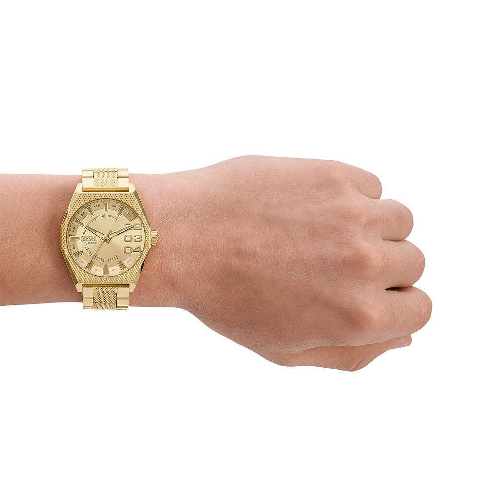 Montre Diesel Scraper Doré - Montres étanches Homme | Marc Orian
