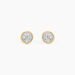 Boucles D'oreilles Puces Or Jaune Diamants - Puces Femme | Marc Orian
