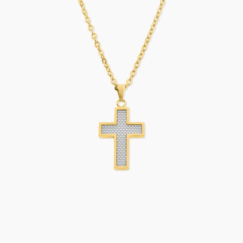 Collier Phebus Him Acier Dor&eacute; - Colliers fantaisie Homme | Marc Orian