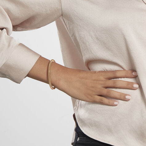 Bracelet Jonc Acier Doré Sibil - Bracelets jonc Femme | Marc Orian
