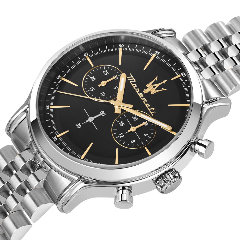 Montre Maserati Epoca Noir - Montres étanches Homme | Marc Orian