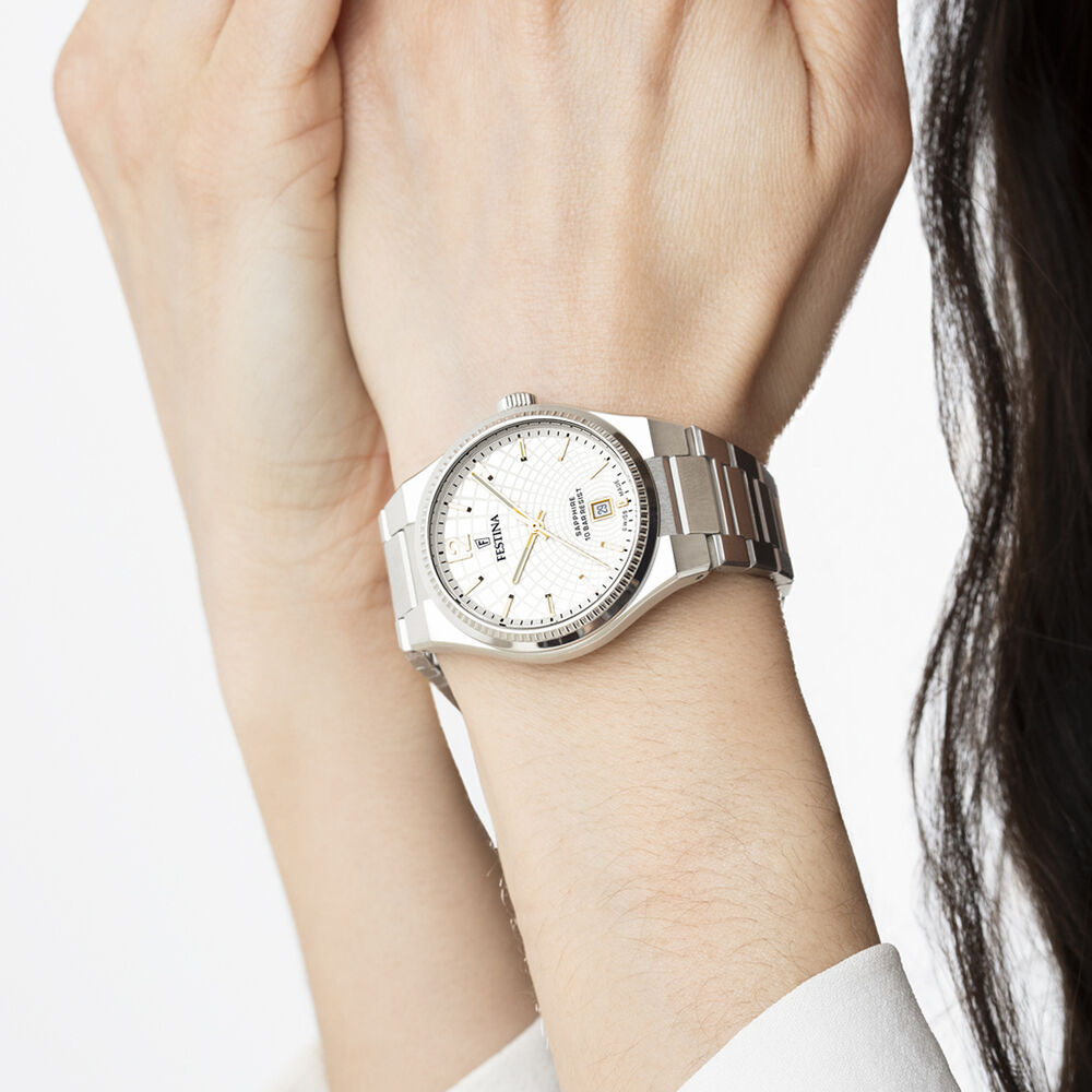 Montre Festina Swiss Made Argenté - Montres étanches Femme | Marc Orian