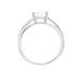 Bague Beline Or Blanc Oxyde De Zirconium - Solitaires Femme | Marc Orian