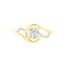 Bague Solitaire Koline Or Jaune Oxyde De Zirconium Et Cristal De Roche - Solitaires Femme | Marc Orian