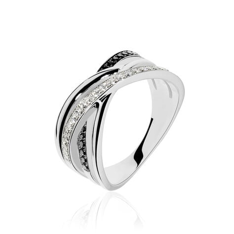Bague Léona Argent Blanc Oxyde De Zirconium - Bijoux fantaisie Femme | Marc Orian