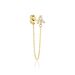 Boucle D'oreille Unitaire Edweena Or Jaune Oxyde De Zirconium - Piercings d'oreilles Femme | Marc Orian