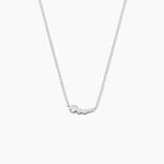 Collier Esperance Argent Blanc Oxyde De Zirconium - Colliers avec pierres Femme | Marc Orian