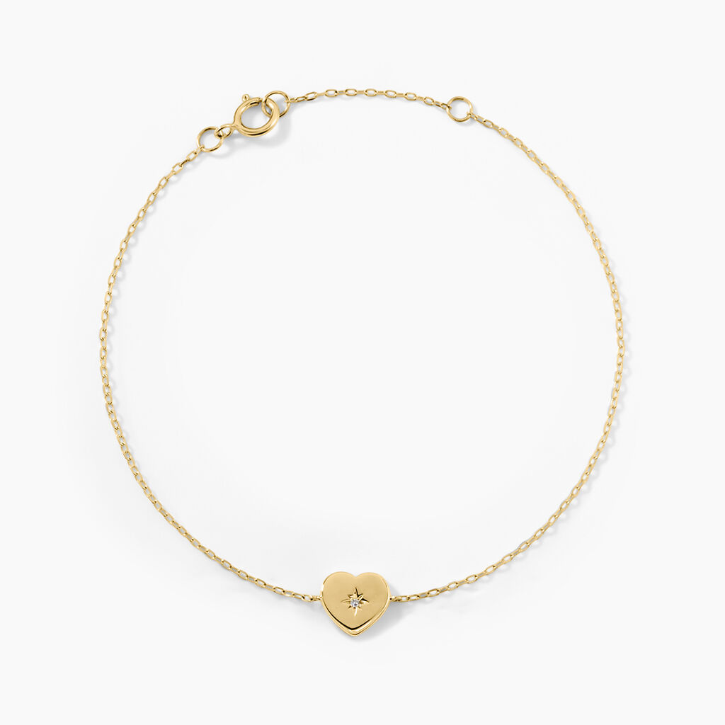 Bracelet Dulcibella Or Jaune Diamant - Bracelets chaînes Femme | Marc Orian