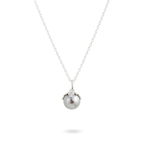 Collier Maylou Argent Blanc Perle D'imitation - Colliers Femme | Marc Orian
