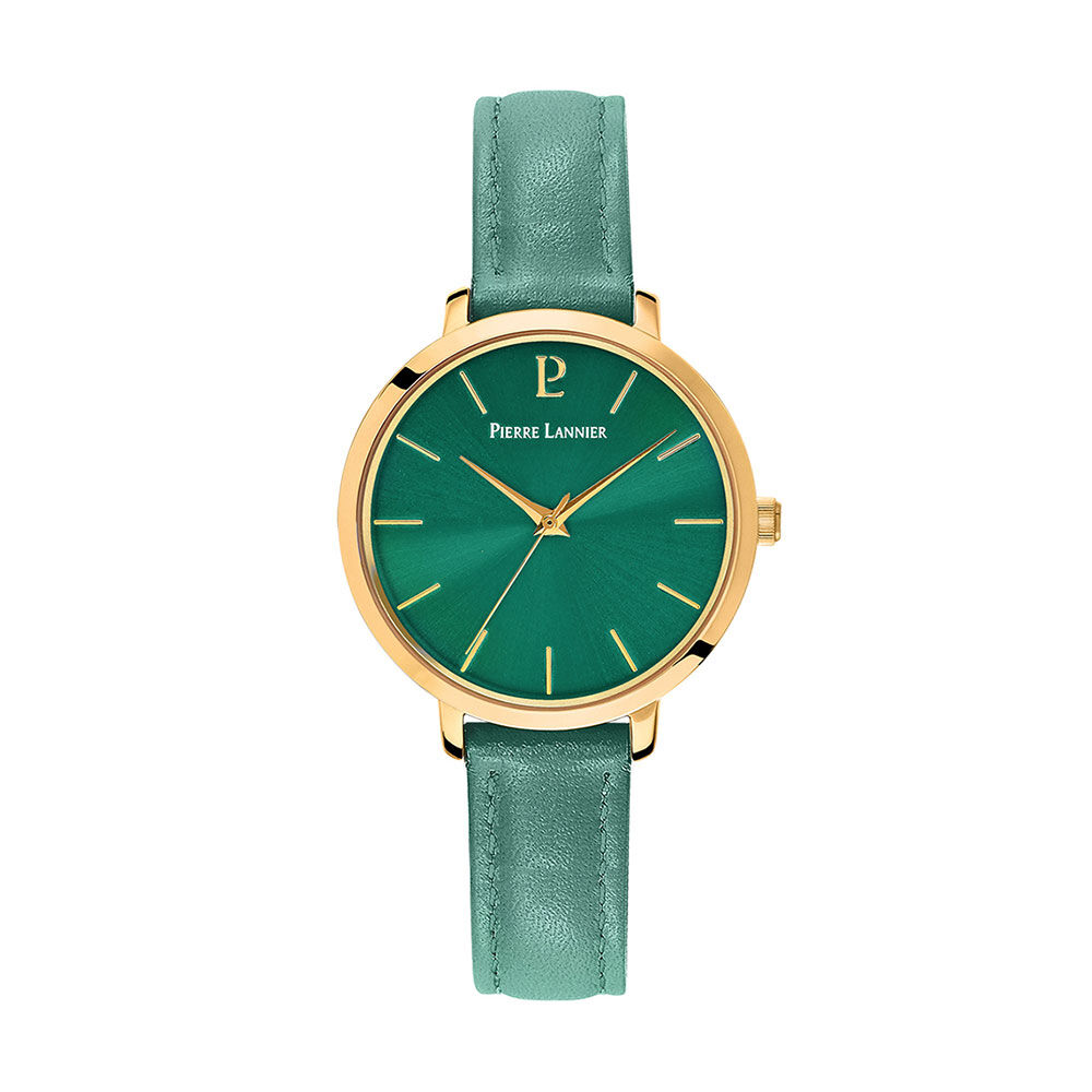 Montre Pierre Lannier Chouquette Vert - Montres classiques Femme | Marc Orian