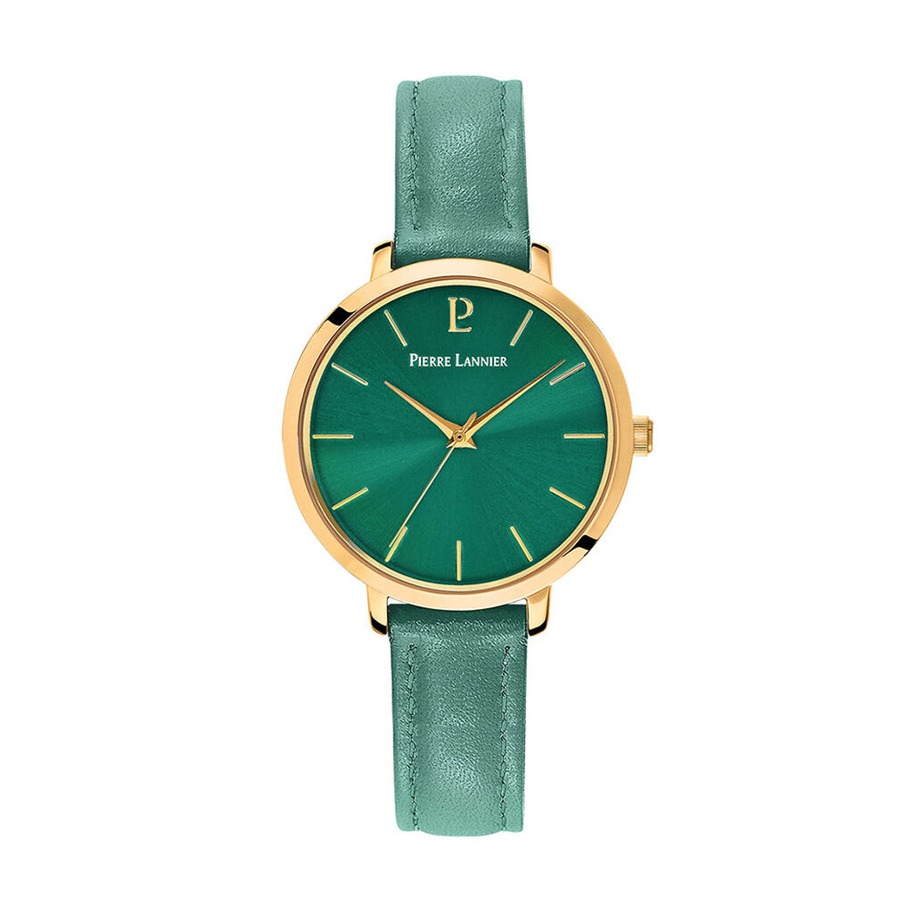 Montre Pierre Lannier Chouquette Vert - Montres classiques Femme | Marc Orian