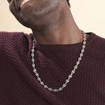 Collier Cadia Acier Blanc - Colliers Homme | Marc Orian