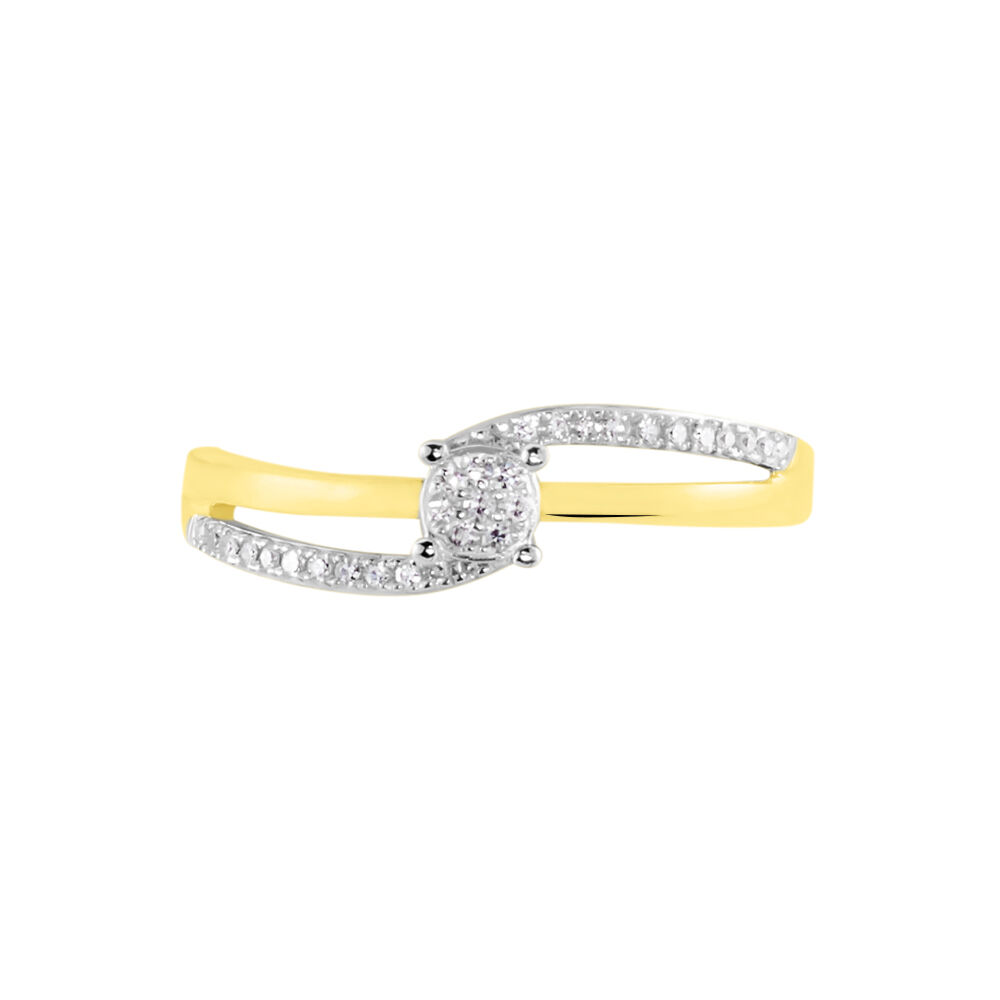 Bague Sillona Or Jaune Diamant - Bagues pierres précieuses Femme | Marc Orian