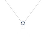 Collier Arlina Or Blanc Saphir Et Diamant - Colliers avec pierres Femme | Marc Orian