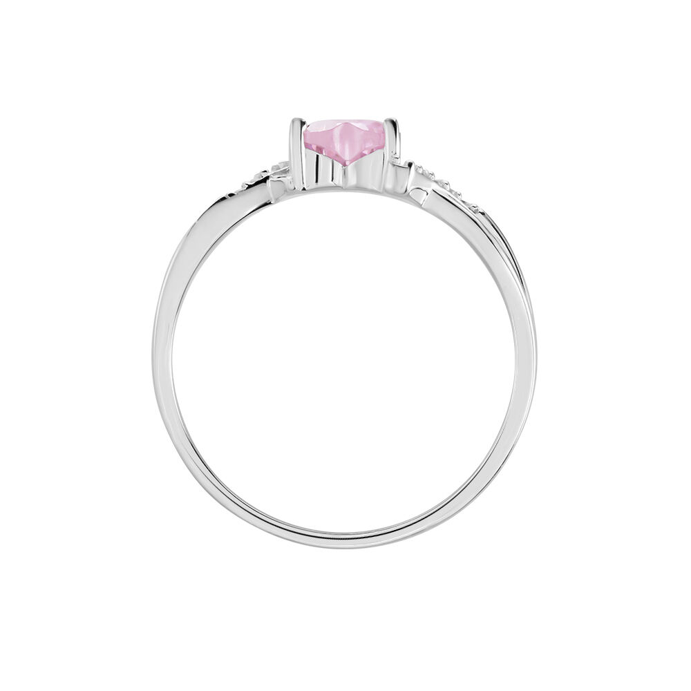 Bague Argent Blanc Avalon Oxyde De Zirconium - Solitaires Femme | Marc Orian