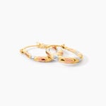 Cr&eacute;oles Rosaura Or Tricolore - Cr&eacute;oles Femme | Marc Orian