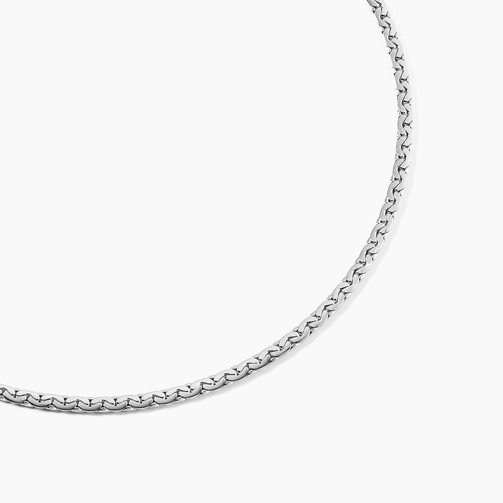 Collier Ivy Maille Haricot Or Blanc - Chaines Femme | Marc Orian