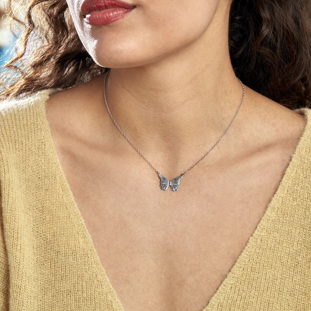 Collier Argent Blanc Liseron - Colliers Femme | Marc Orian