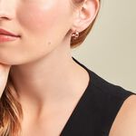 Cr&eacute;oles Lisa Argent Rose - Cr&eacute;oles Femme | Marc Orian