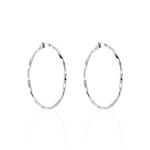 Cr&eacute;oles Argent Blanc Ires - Cr&eacute;oles Femme | Marc Orian