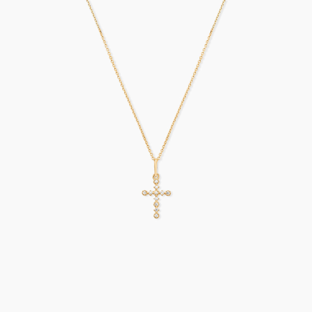 Pendentif Or Jaune Lucinien Oxyde De Zirconium - Pendentifs Famille | Marc Orian